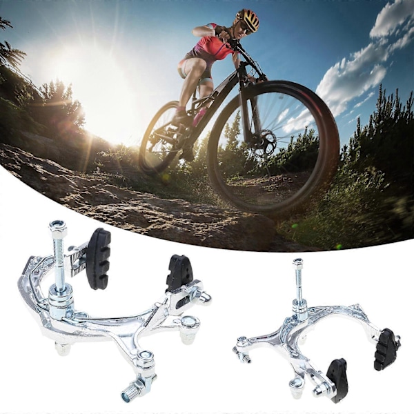 Cykler Bremse Aluminium Legering Cykler C Form Bremsekalibre Cykel Forreste Bageste Fælge Bremseklemmer Cykeldele front brake