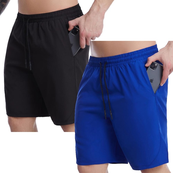 Sweat shorts til mænd blue 2XL