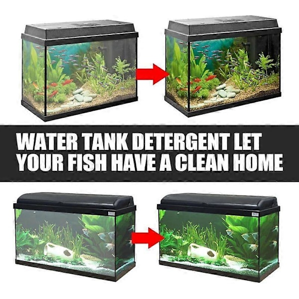 Kraftfull Vattenreningstablett för Akvarium, 1-5 Flaskor Vattenreningstabletter för Fisk 5bottles