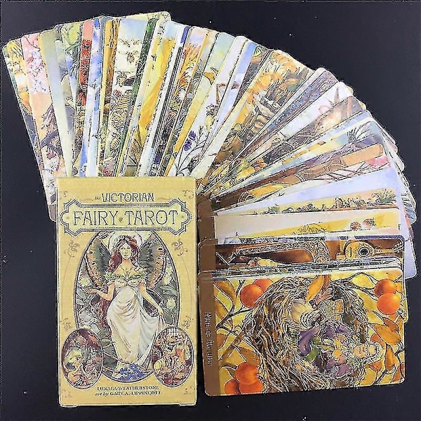 Victorian Fairy Tarotkort Spil Kortspil Let At Bære Børn Pædagogisk Legetøj Familie Ven Fest Kort 44 stk Ts01