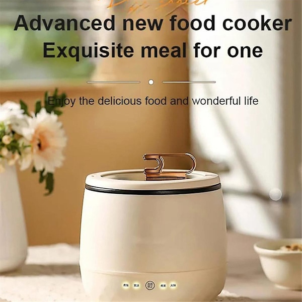 Smart Mini Riskokare, Multifunktionell Kokare, Mini Hot Pot Riskokare, Portabel Mini Riskokare,