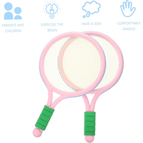 Speciellt badmintonracket för barn dubbel sport utomhus interaktivt tennisracket för föräldrar och barn