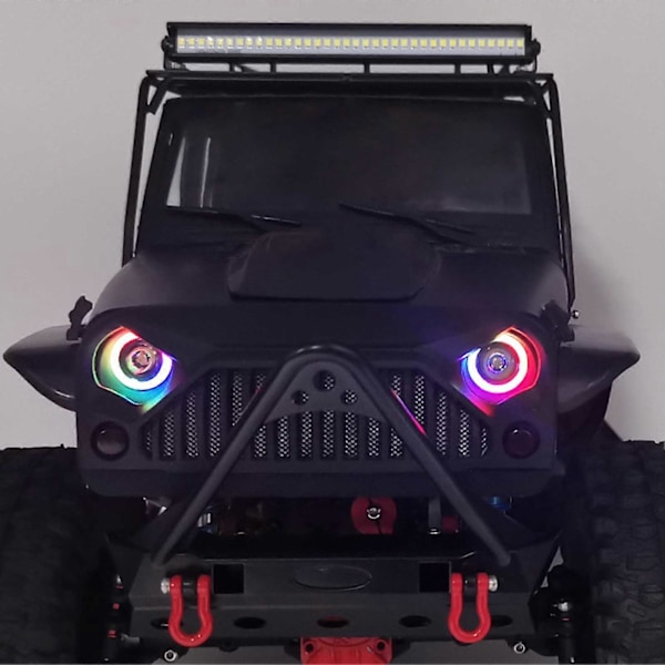 Angel-Eyes LED-lampa för RC-bil Leksak Energibesparande Billeksak Strålkastare för RC-Crawler Lastbilstillbehör