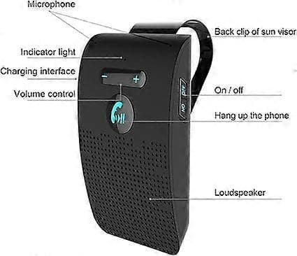 Bluetooth-autonäyttö SP09 Langaton Bluetooth-kaiutin Handsfree-autonäyttö S