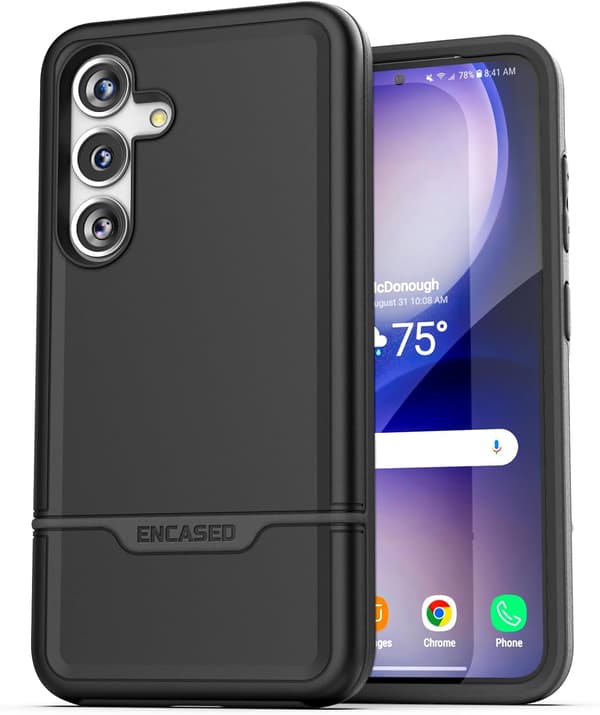 Galaxy S24 Design -suojakuori (2024) (Musta)