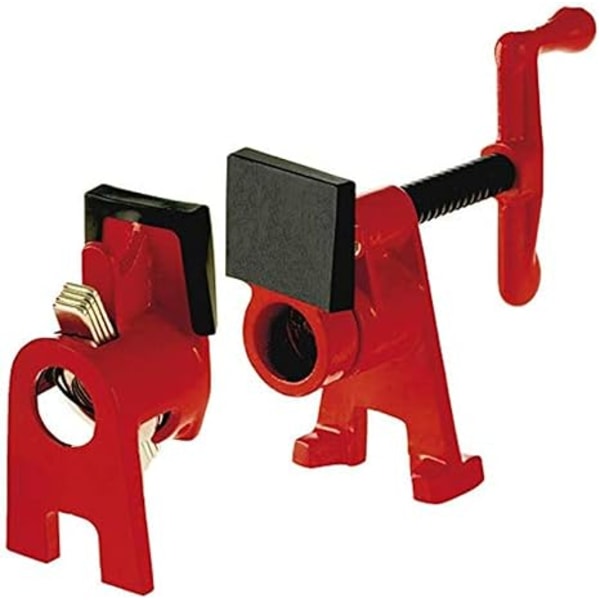 BPC-H34 3/4-tommers H-formet rørklemme, rød