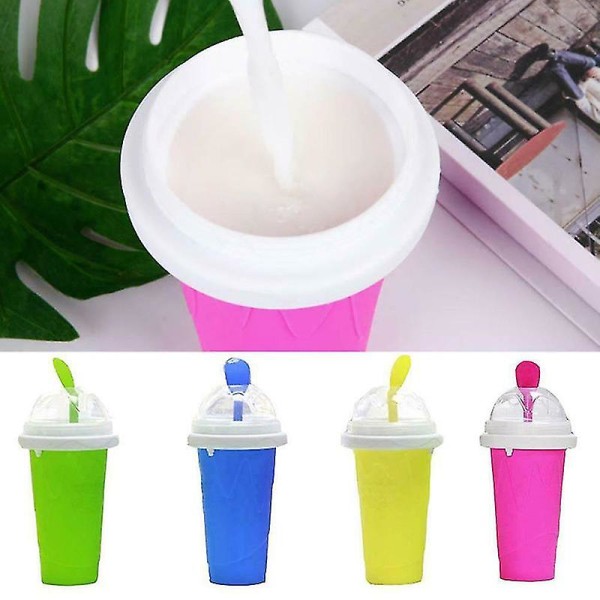 Pres Peasy Slush Quick Cooling Cup Milkshake-flasker blue