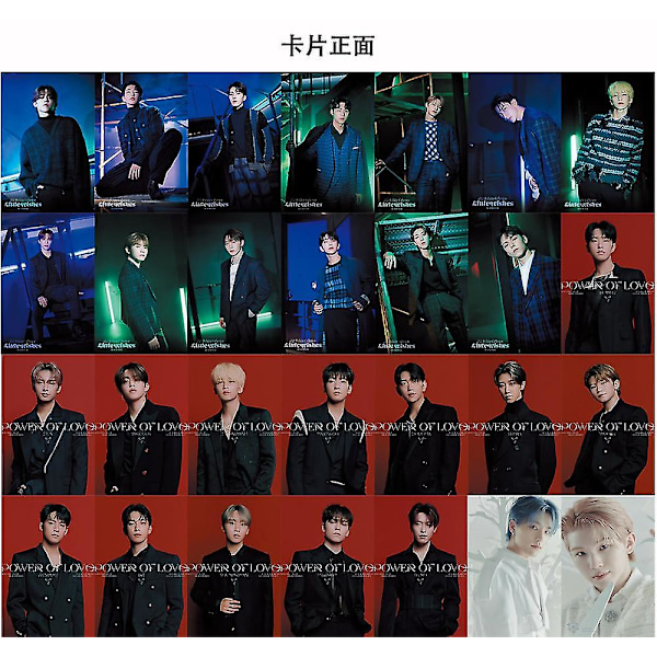 55 st/set Kpop Seventeen Power Of Love Lomo Kort Nya Album Attacca Högkvalitativa Foton Seventeen För Fans Samling