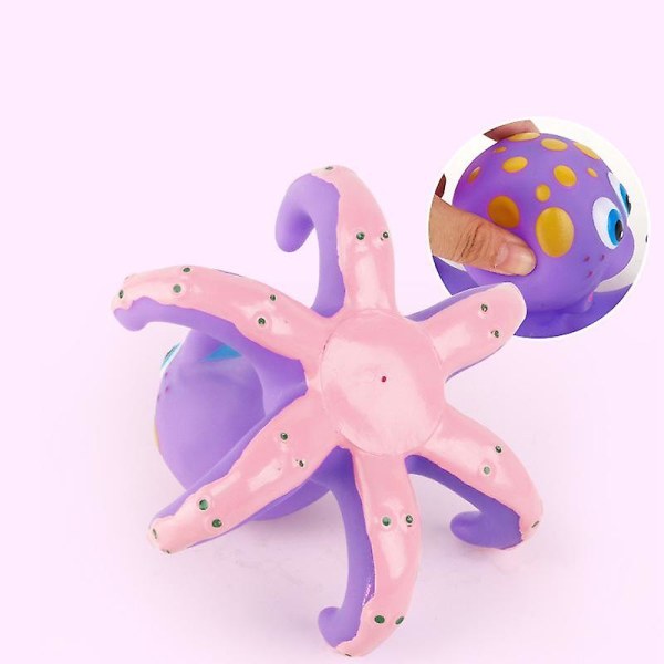 Baby badelegetøj Dyr sød tegneserie blæksprutte Klassisk baby vandlegetøj til børn |Badelegetøj