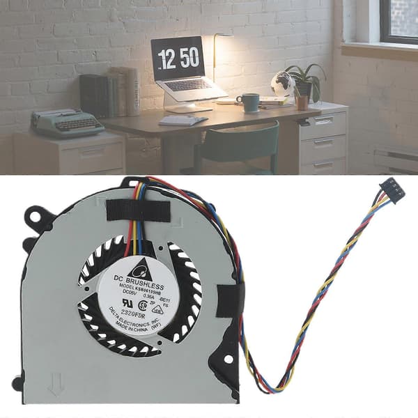 Køleblæser til HP 260 G1 G2 DM PC bærbar computer KSB0505HA, 5V, 0.368A, 4-bens stik, til processor