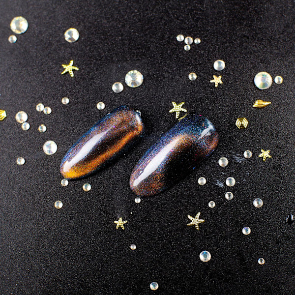 Halvpermanent lack Multicolor Diy Resin 4 X 3 Cm Glitter Nagelkonst Gel