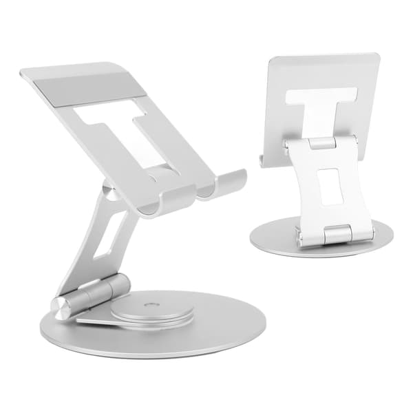 Justerbart Laptop Stativ Aluminium Legering Roterbart Foldbart Bærbart Ergonomisk Laptop Stativ til Skrivebord