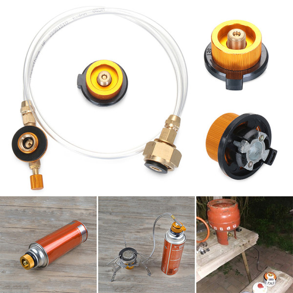 Camping Gas Ugn Converter Device Lång Gas Tank Gas Ugn