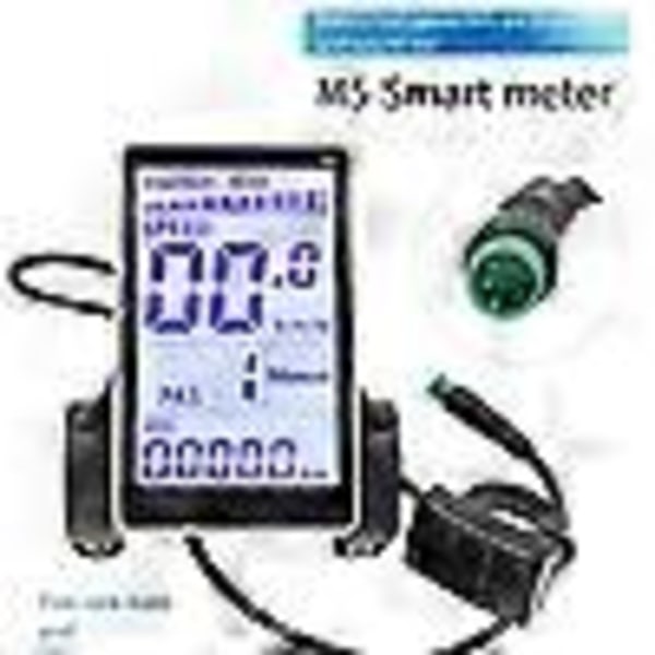Elektrisk sykkel LCD display meter 5 pin 24V 36V 48V 60V elektrisk scooter M5 LCD display elektrisk sykkel