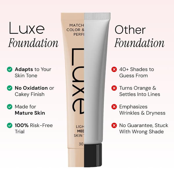 Luksuriøs farveskiftende foundation, medium nuance Medium shade
