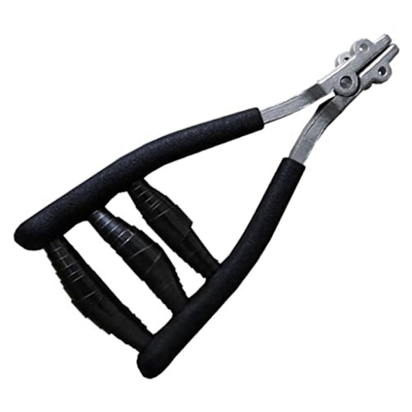 Strängklämma Bred Huvud 3 Fjäder Startsträngklämma Verktyg för Tennisracket Black