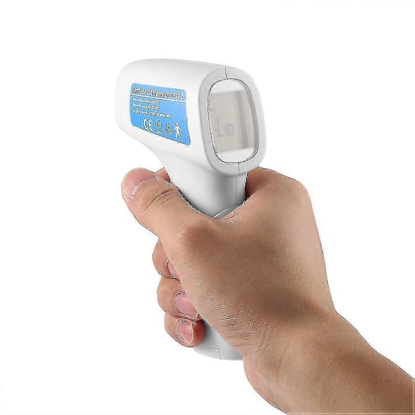 IR Laser Infrarødt Termometer LCD Kropstemperatursensor Indstillelig Alarm
