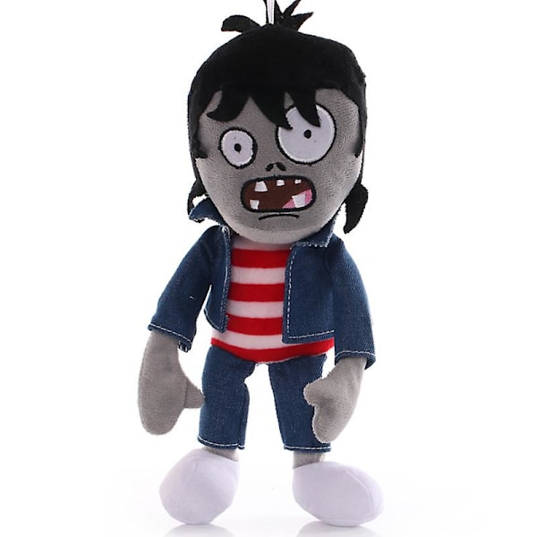 30 cm kasvit VS zombit täytetyt pehmolelut lelut mikrofoni zombisanomalehti zombie sarjakuvapeli cosplay anime figuuri lapsille lahjat Style 5
