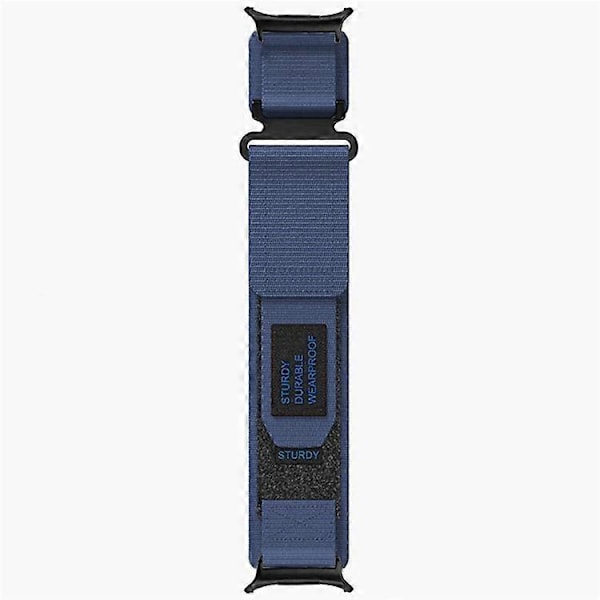 Kompatibel med Samsung Galaxy Watch Ultra 47mm Armbånd Magisk Tape Nylon Klokkereim Blue
