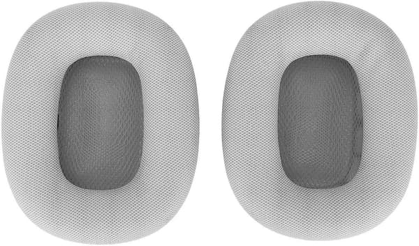 AirPods Max erstatningsøreputer øretelefonputer mesh ørevarmere øreputer sølv