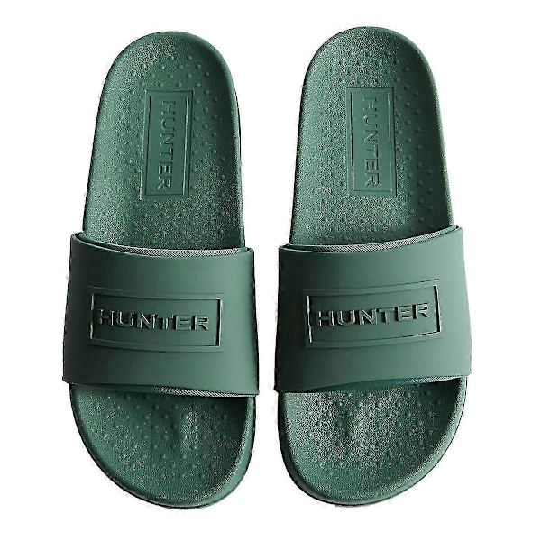 Dame Core Prægede Sliders Hunter Green 7 UK