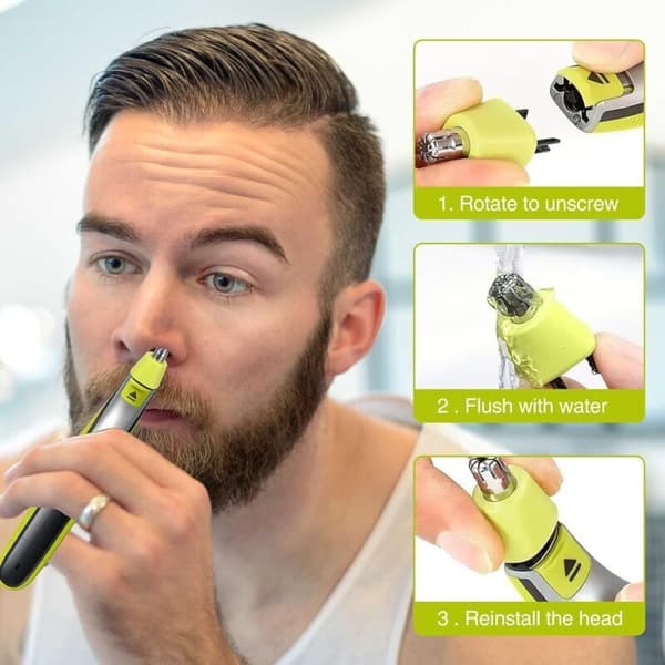For OneBlade barberblad kompatibelt med OneBlade Replacement Pro-blader for menn. Pakke med 4 + 1