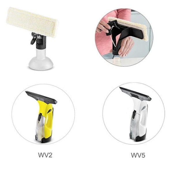 Karcher WV2 WV5 Fönstertvätt Moppduk Reservdelar Gul