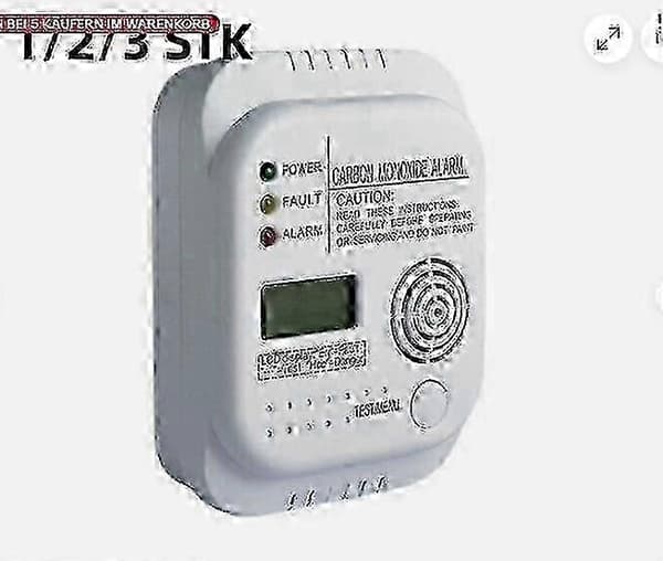 CO-hälytin, häkäilmaisin, kaasuhälytin, varoitushälytin, häkäilmaisin LCD-näytöllä