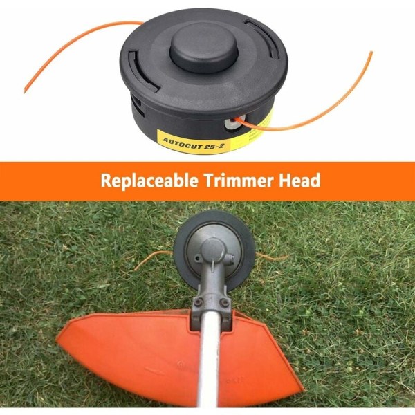 Klipphuvud for 25-2, trimmerhuvud passer röjklipparmodell, KM-serien, 10*1,0 mm