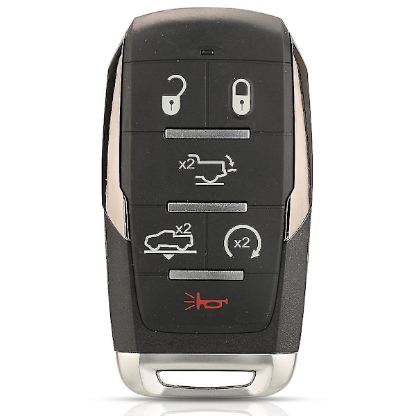 Smart Fjernbetjent Bilnøgle Skal Etui Til Dodge Ram 1500 Limited Longhorn 2019 2020 2021 Fob Oht-4882056 3 4 5 6 Knapper