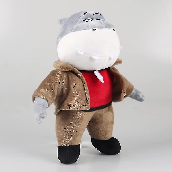 The Bad Guys Plyschleksaker - Ms. Tarantula/mr Wolf/mr Snake/mr.shark/mr Piranha - Cute Soft Stuffed Animation Animation Figure For Fans_y S Mr.shark
