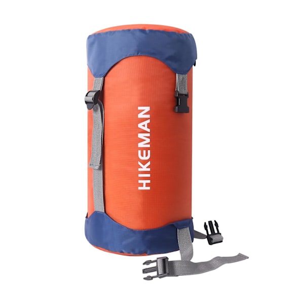 Vattentäta packpåsar för utomhusbruk, sovsäck, förvaringsväska i polyester, Orange L