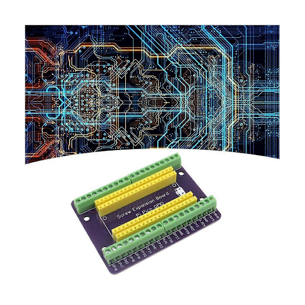 PICO GPIO -laajennuskortille Picow Terminal GPIO -liitäntämoduuli sisäänrakennetuilla uros- ja naarasnastalla (Juotettu)