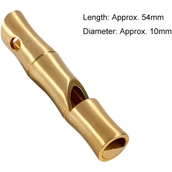 2st mini mässing nödsignal visselpipor Survival Tool