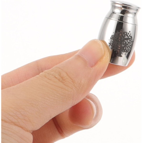 Mini Urne for menneskeaske med livets tre, minnekremasjon begravelse dekorativ ekstra liten askeholder minnegave rustfritt stål Me