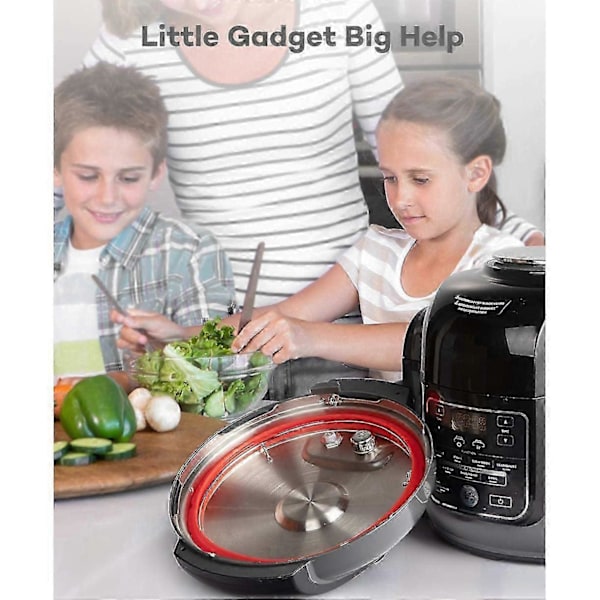 Tetningsringer for Ninja Foodi 8 Quart Silikonpakningstilbehør Gummi erstatning for