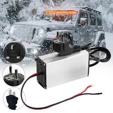 240V til 12V AC/DC strømadapter/transformer til 5–8kW diesel-luftvarmere (RV-kompatibel, EU-stik)