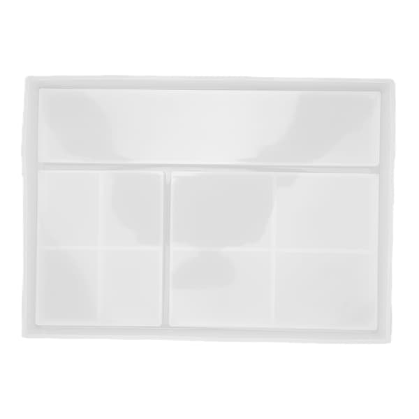DIY Krystal Epoxy Bakkeform Genanvendelig Let at Afforme Multi Grid Smykkeskrinforme