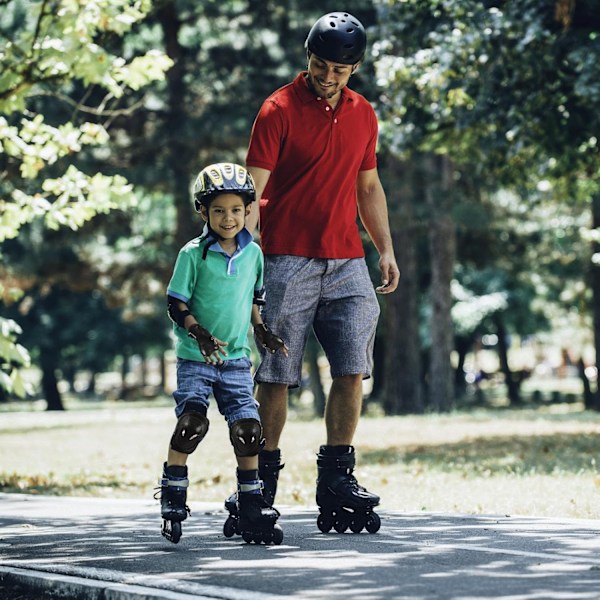6-delars Knä- och Armbågsskydd Set för Barn, Justerbart Skyddsutrustningsset för Skridskor, Cyklar, Skateboards, Inlines, Scootrar, Cykelsporter