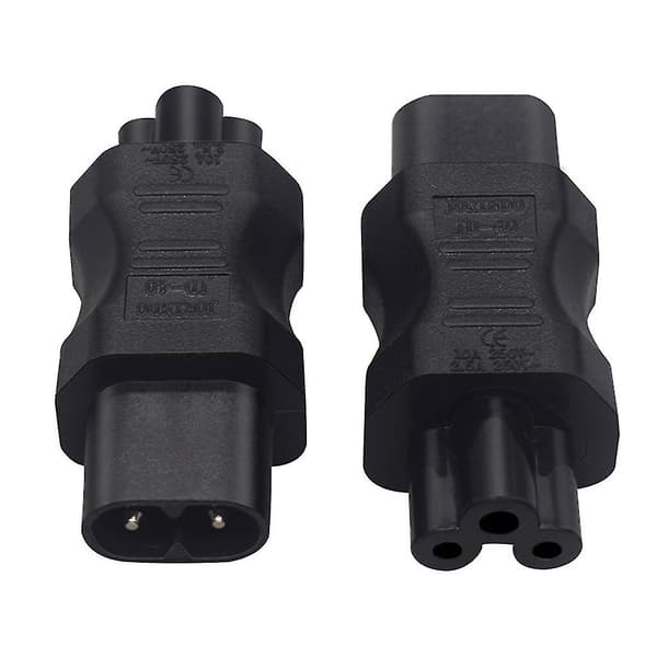 Kevyt uros-naarasadapteri C7 - C8 suora adapteri C8 - C13 / C8 - C15