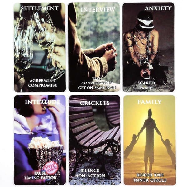Situations Oracle Deck: 60 Kort Engelsk Bordspil Kort