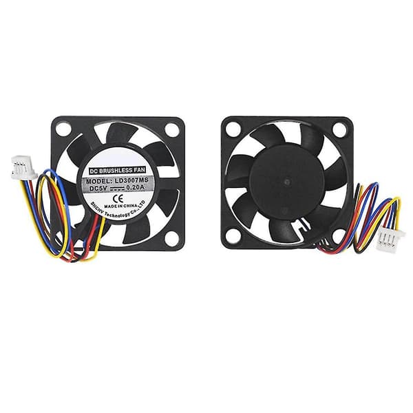 Køleventilator til Raspberry Pi 5, 4-pin Jst terminalstik, multifunktionel 5. generations special 3007 kølepladeventilator-dwdz