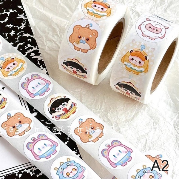 500 st Kawaii Stickers och HelloKittys Tejpplacering Dekorativ A2