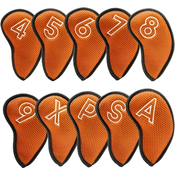 Mesh Järnklubbhuvudskydd (Orange)