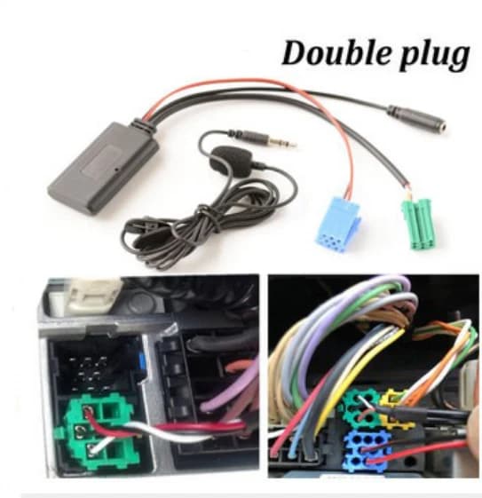 För Renault Updatelist, Bluetooth ljud/telefon extrakabeladapter AUX Bluetooth