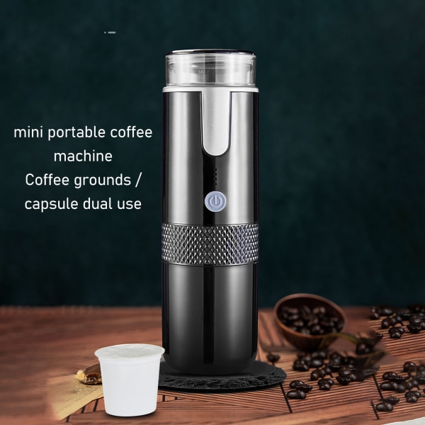 Bærbar kaffetrakter Mini Håndholdt kaffemaskin Trådløs Type C Oppladbar Auto Mini Kaffetrakter med 1200mAh batteri for reisecamping