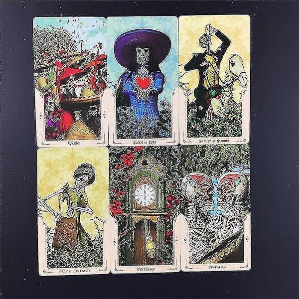 Santa Muerte Tarotkortstokk Book Of The Dead Kortstokk Tarot Oracle Kort Spill 39 stk Ts38