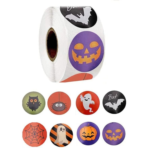 Halloween klistermärke, Halloween klistermärke Roll, pumpa klistermärke