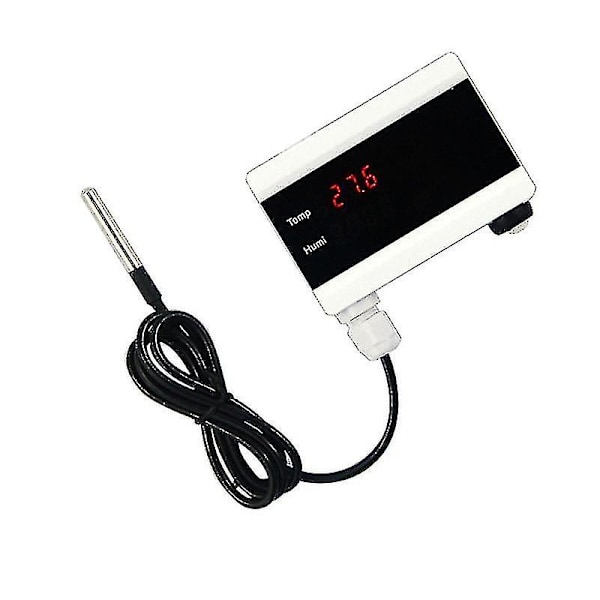Tuya Wifi Temperatursensor Termometer Detektor Smart Life App Varsling Hjem Termostatkontroll Alarm