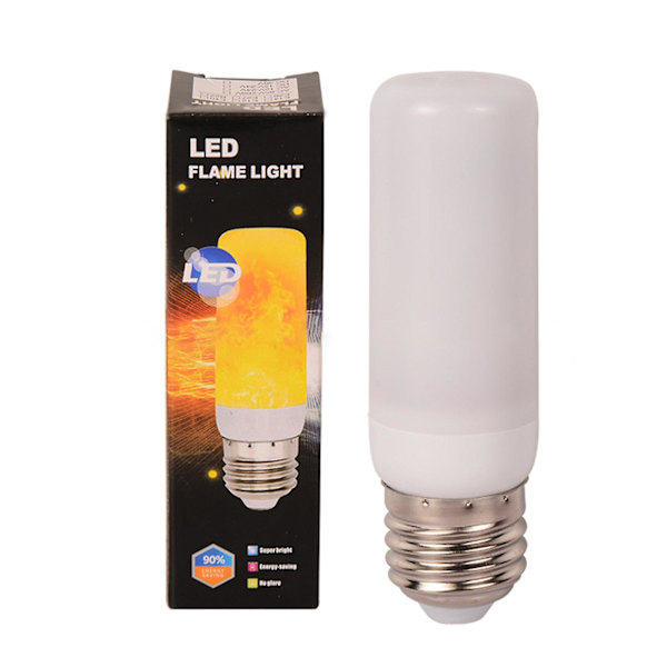 Modes Fire Light Bulbs E27 Base Flame Bulb Decoration LED Flame Light Bulbs